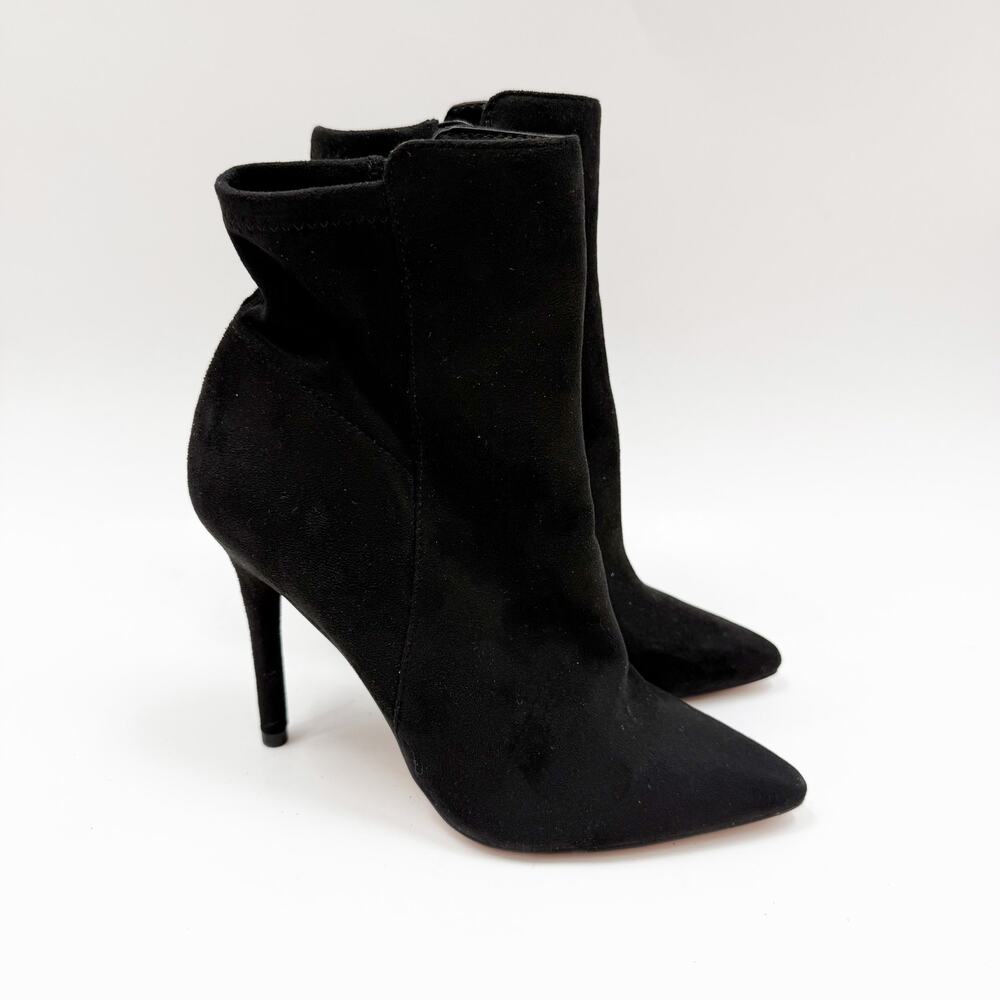 Jessica Simpson Boots Women SZ 5 NEW Larette Ankle Black Stiletto Heel NWOT